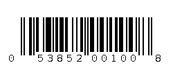 053852001008 Barcode