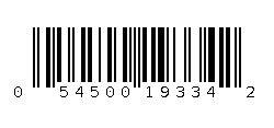 054500193342 Barcode