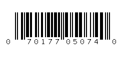 070177050740 Barcode