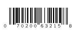 070200632158 Barcode