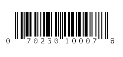 070230100078 Barcode