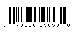 070230168580 Barcode
