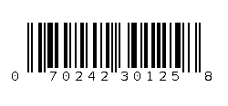 070242301258 Barcode
