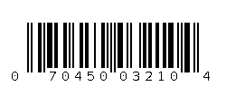 070450032104 Barcode