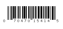 070470154145 Barcode