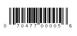 070477000056 Barcode