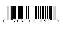 070640310500 Barcode