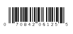 070842061255 Barcode
