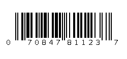070847811237 Barcode