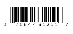 070847812517 Barcode
