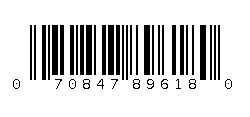 070847896180 Barcode