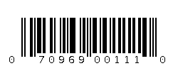 070969001110 Barcode