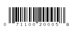 071100200058 Barcode