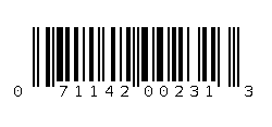 071142002313 Barcode