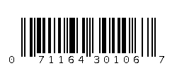 071164301067 Barcode