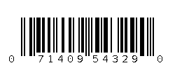 071409543290 Barcode