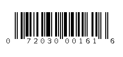 072030001616 Barcode