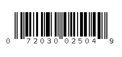 072030025049 Barcode