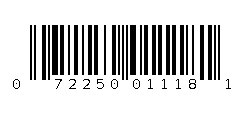 072250011181 Barcode
