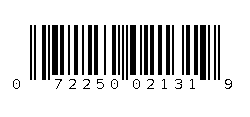072250021319 Barcode