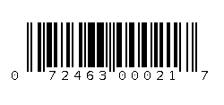 072463000217 Barcode