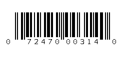 072470003140 Barcode