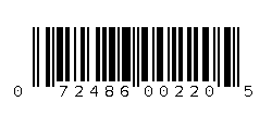 072486002205 Barcode
