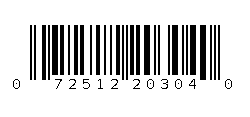 072512203040 Barcode