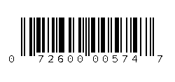 072600005747 Barcode