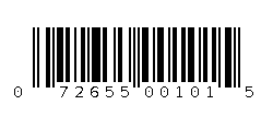 072655001015 Barcode