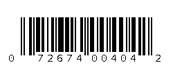 072674004042 Barcode