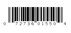 072736015504 Barcode