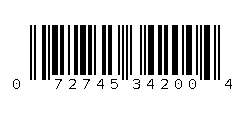 072745342004 Barcode