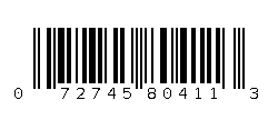 072745804113 Barcode