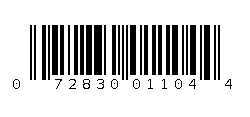 072830011044 Barcode