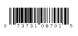 073731087015 Barcode