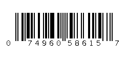 074960586157 Barcode