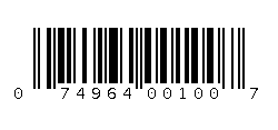 074964001007 Barcode