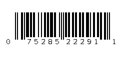 075285222911 Barcode
