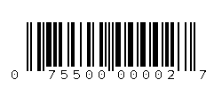 075500000027 Barcode