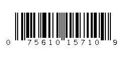 075610157109 Barcode