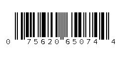 075620650744 Barcode