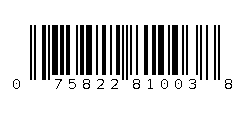 075822810038 Barcode