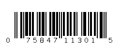 075847113015 Barcode