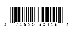 075925304182 Barcode