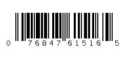 076847615165 Barcode