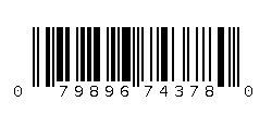 079896743780 Barcode