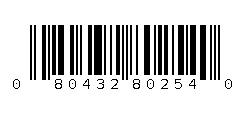 080432802540 Barcode