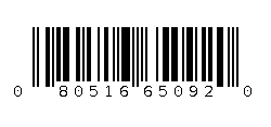 080516650920 Barcode