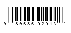 080686929451 Barcode